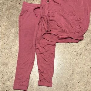 Pink Sweatshirt and Joggers Set